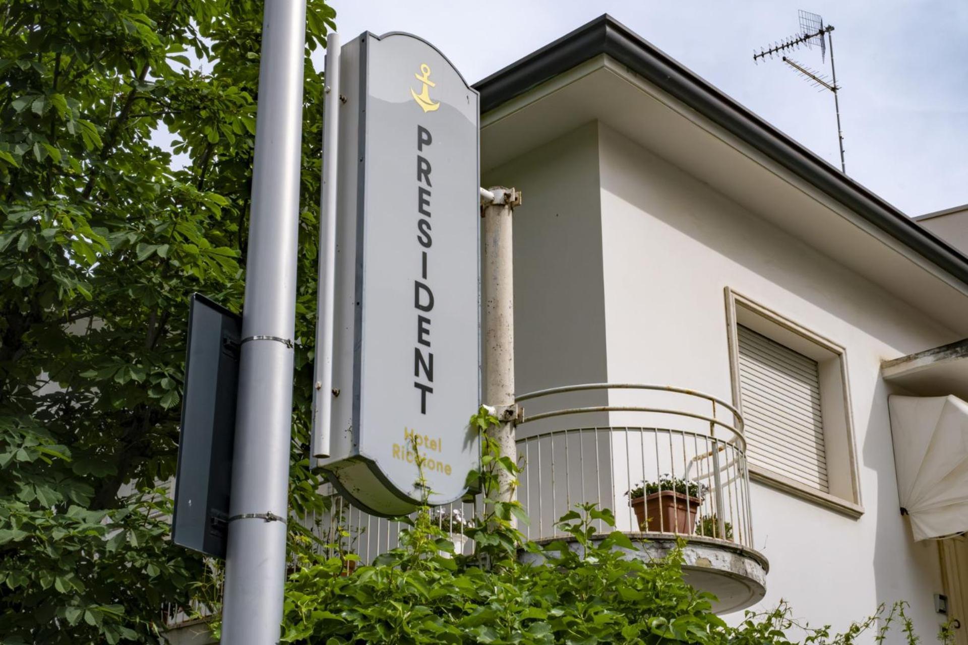 Hotel President - Vintage Hotel In Centro Riccione Zewnętrze zdjęcie